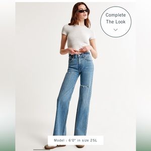 Abercrombie & Fitch High Rise 90s Relaxed Jean